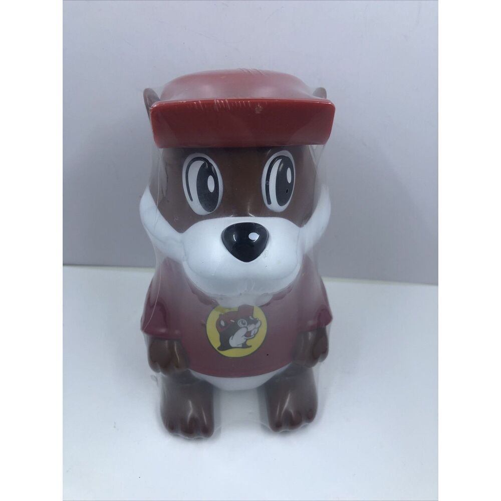 BUC-EES 3D Beaver Souvenir Sip Cup Drink Tumbler, No Straw Collectibles (Sealed)